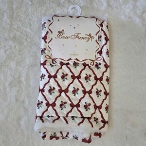 Bow Fancy baby blanket Size: 30"x40